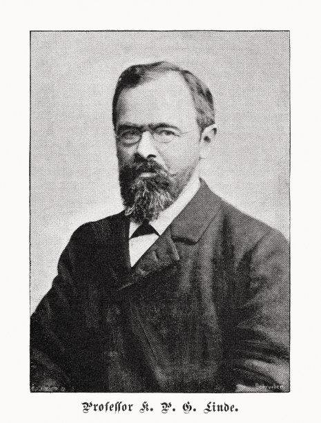 卡尔·冯·林德(1842-1934)，德国木刻工程师，1897年出版图片下载