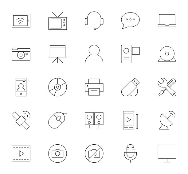 多媒体图标设置图片下载