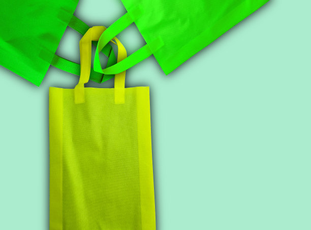 彩色聚丙烯手提袋图片下载