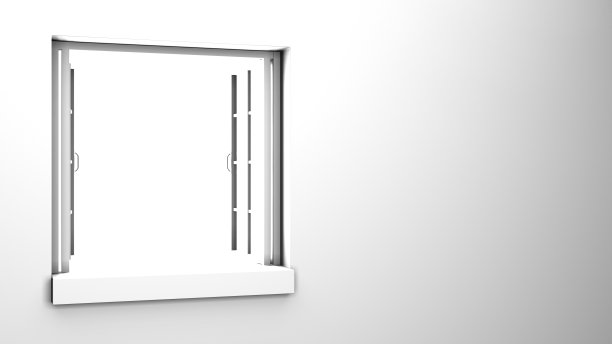 白色窗口与白色背景。图片下载