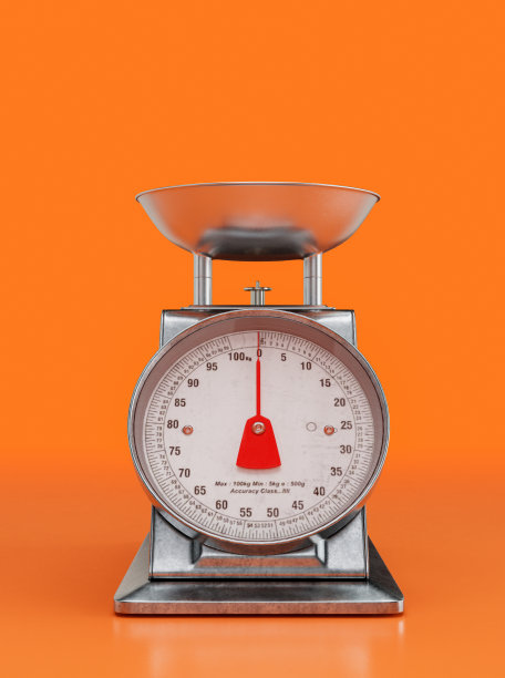 复古规模，复古厨房电器前视图，3d渲染图片下载