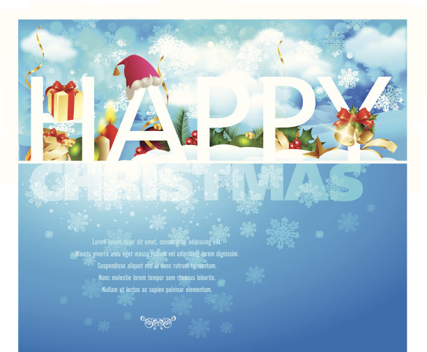 快乐的圣诞背景图片下载