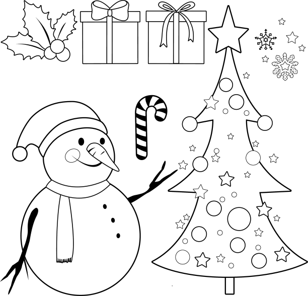 圣诞雪人系列图片下载