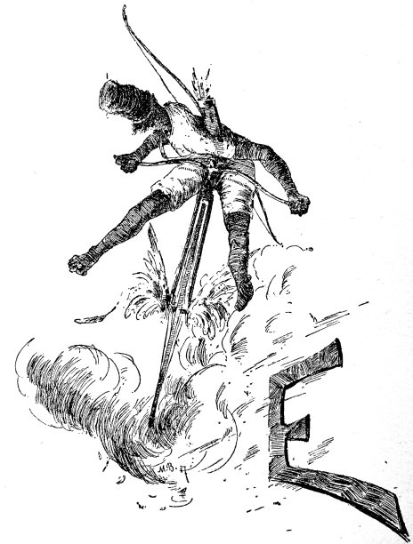 一个骑着前轮脚踏车全速前进的人，正面图片下载