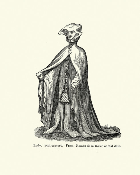 15世纪的时尚淑女图片下载