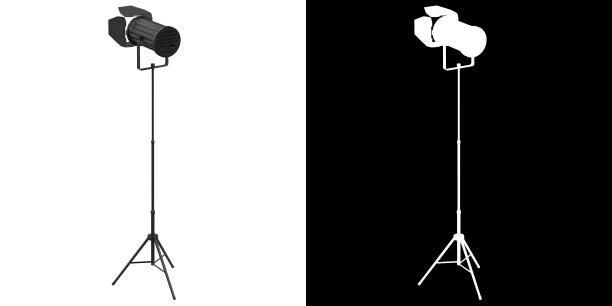 三脚架上的DMX舞台灯图片下载