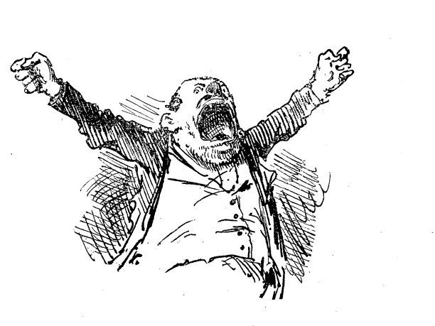 男人尖叫着，握紧拳头举起双臂，向前看，张大嘴巴图片下载