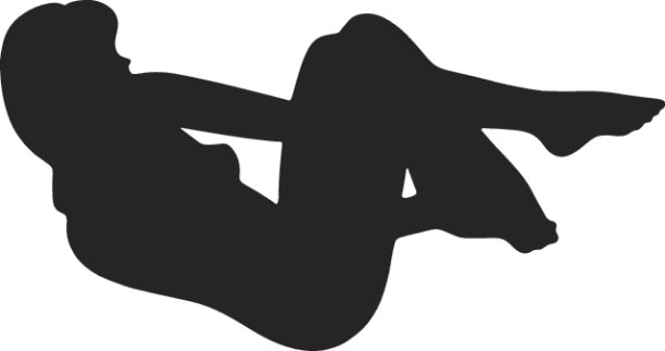 女人的背部剪影图片下载