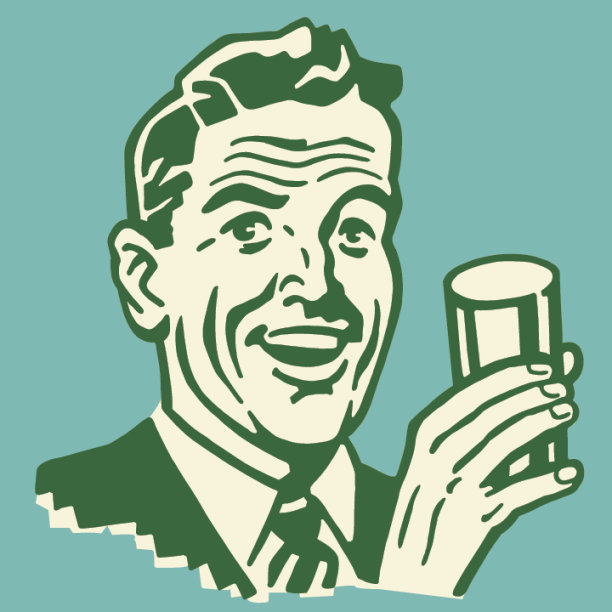 手拿酒杯的男人图片下载