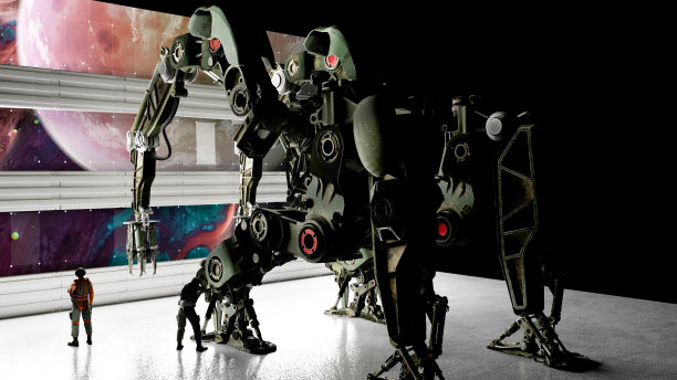 科技和战争机器，科幻小说，征服新世界。图片下载