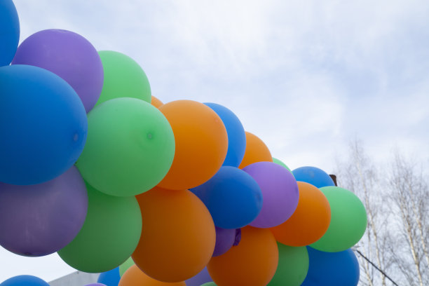 气球装饰的图片下载