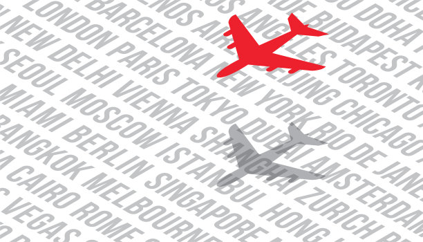 航空旅行航班、机票、世界城市背景图片下载