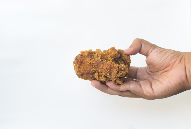 手握炸鸡胸图片下载