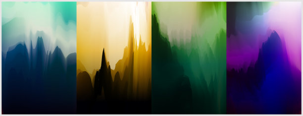 抽象水彩场景背景集合图片下载