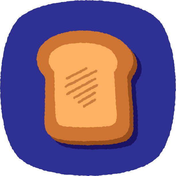 吐司涂鸦图片下载