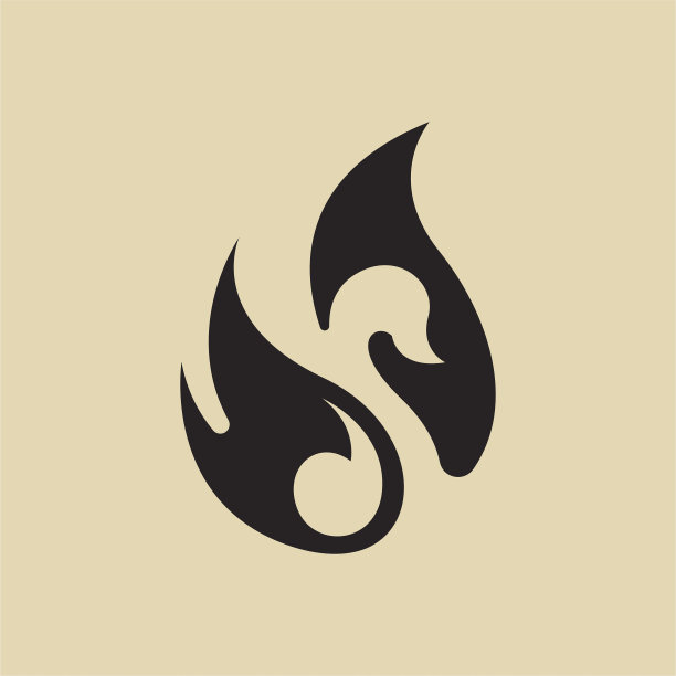 天鹅标志设计模板。天鹅标志概念图片下载