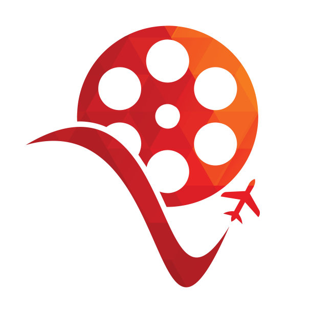 旅游电影标志设计矢量图标。图片下载