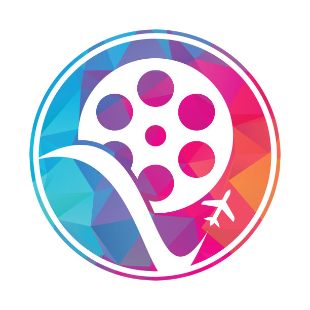 旅游电影标志设计矢量图标。图片下载