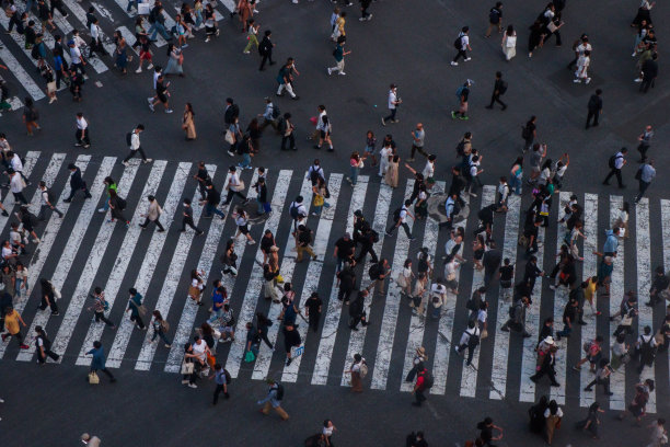 涩谷穿越东京，日本图片下载