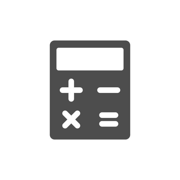 计算器字形矢量图标隔离。计算器股票矢量图标的网页，移动应用程序和ui设计图片下载