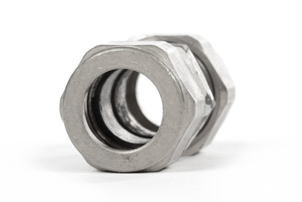 管道钢制配件，两种不同尺寸的连接件图片下载