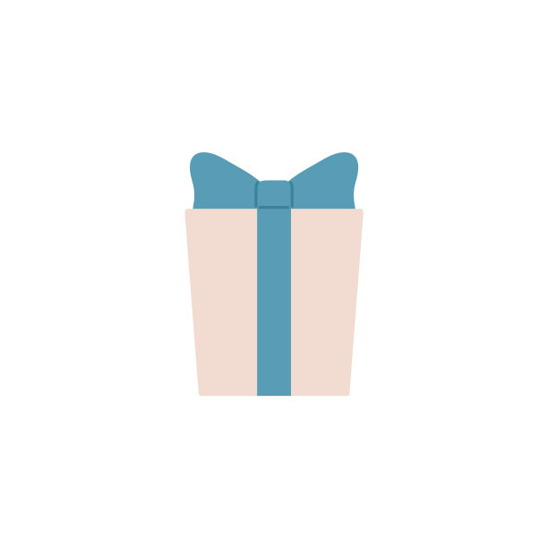 惊喜意外的礼物或目前的平面矢量插图孤立的白色。图片下载