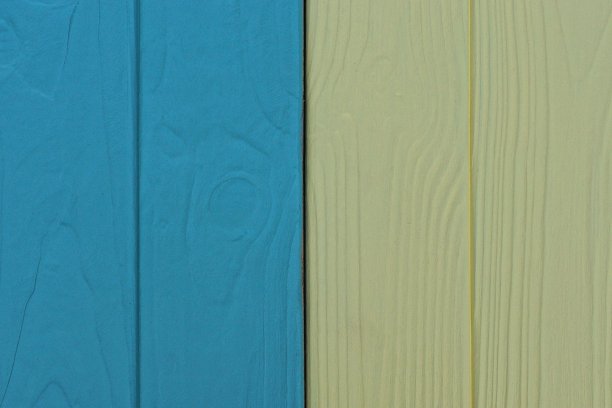 黄蓝色松木板的纹理图片下载
