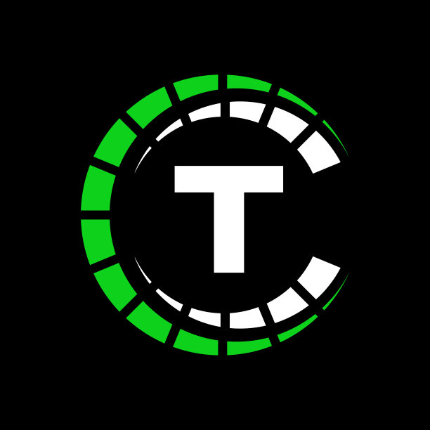 汽车汽车标志上的字母T速度概念。跑车符号为汽车服务，汽车修理与速度计图标图片下载