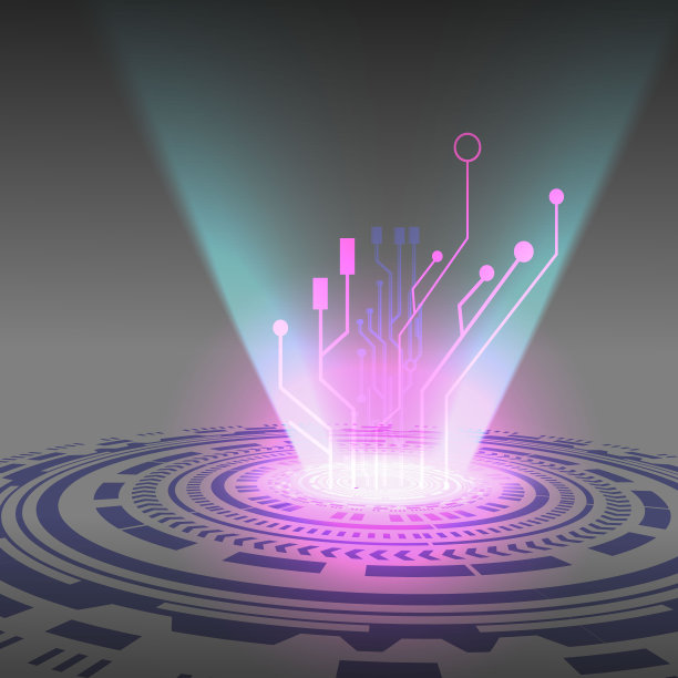 未来的界面HUD背景。图片下载