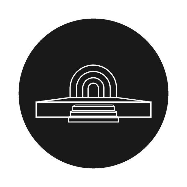 音乐节舞台图标矢量图片下载