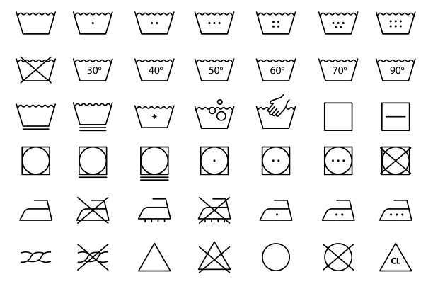 洗衣图标集图片下载