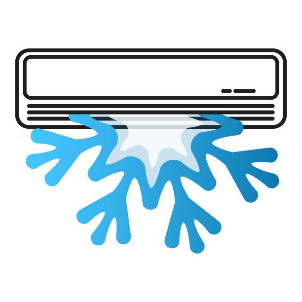 空调轮廓和雪花，为空调设计图片下载