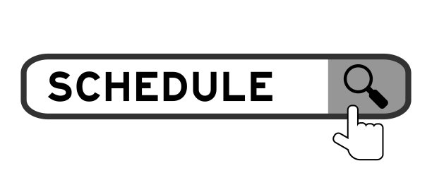 搜索横幅文字时间表与移交放大镜图标在白色背景图片下载