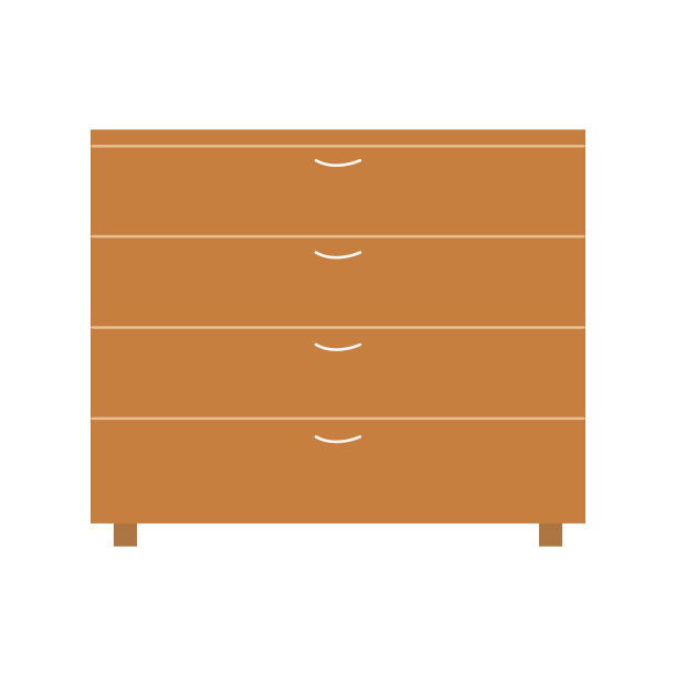 客厅里摆放着储藏家具。图片下载