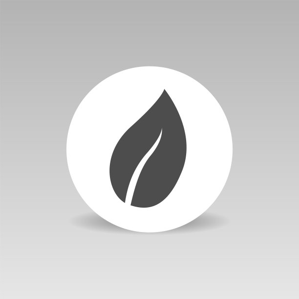 叶子矢量图标生态生物概念标志图片下载