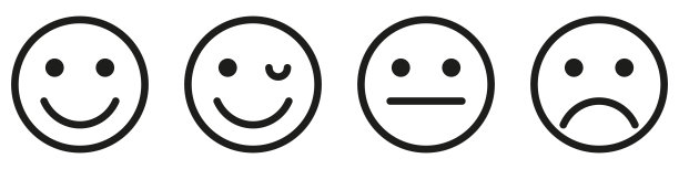 不同心情的表情包。Emoji。图片下载