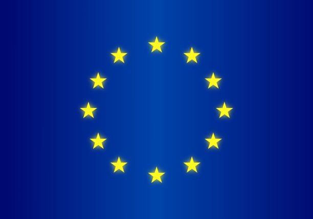 欧盟的旗帜。图片下载