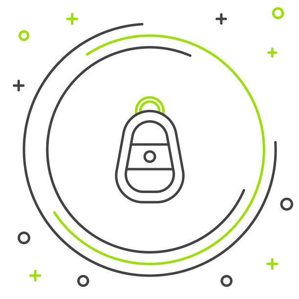 线车钥匙与远程图标隔离在白色背景。汽车钥匙和报警系统。色彩缤纷的轮廓概念。向量图片下载