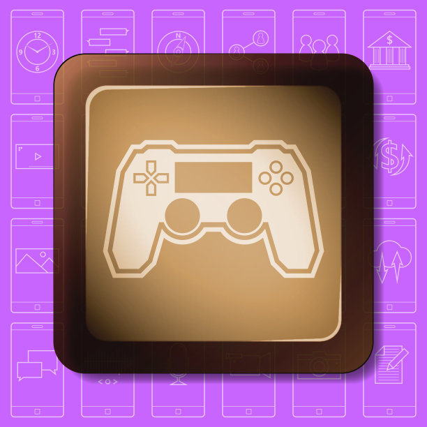 游戏控制器智能手机应用图标图片下载