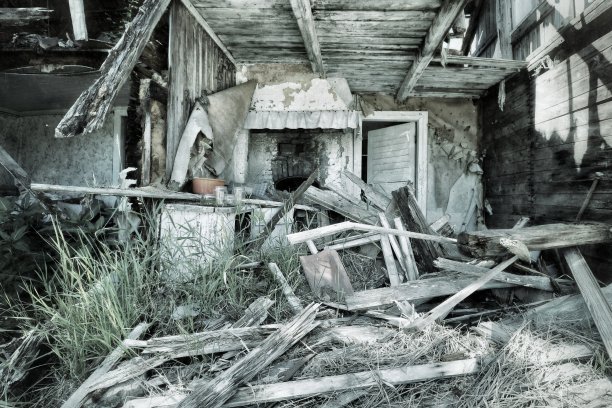 废弃的房子图片下载