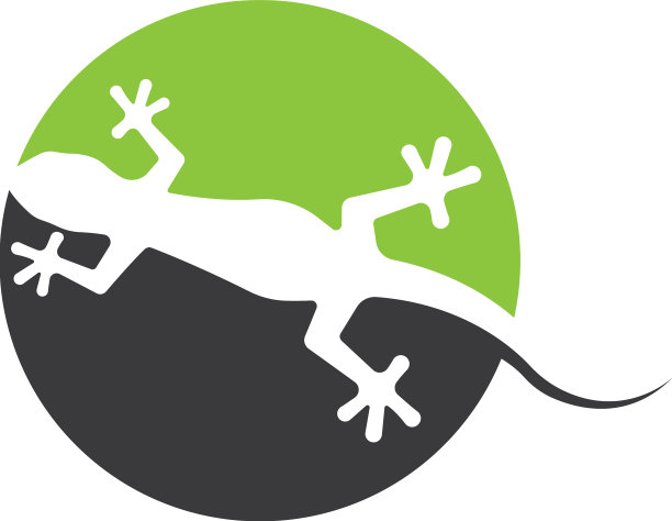 蜥蜴标志设计模板图片下载