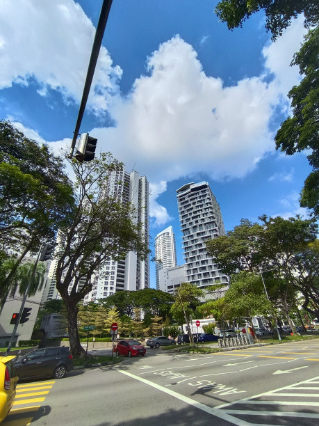 马来西亚槟城一个晴朗的下午图片下载