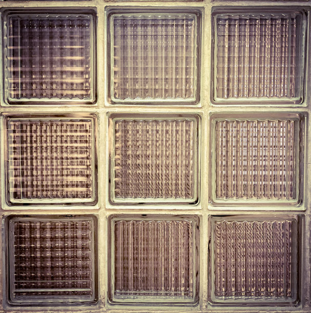 玻璃砖窗。图片下载