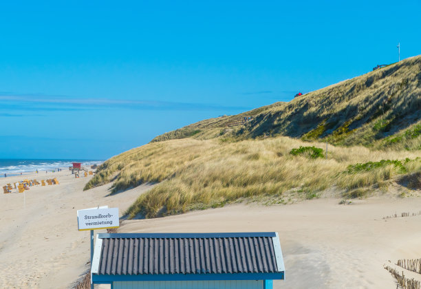 德国Sylt岛Wenningstedt海滩图片下载