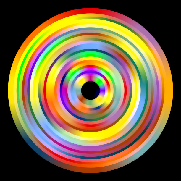 多色梯度圆图片下载