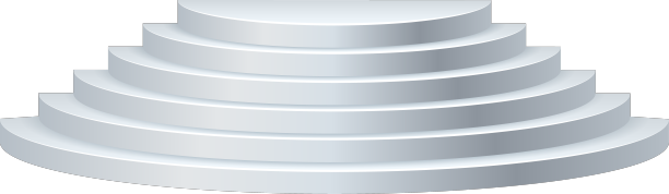 现实的白色楼梯台阶讲台模板图片下载