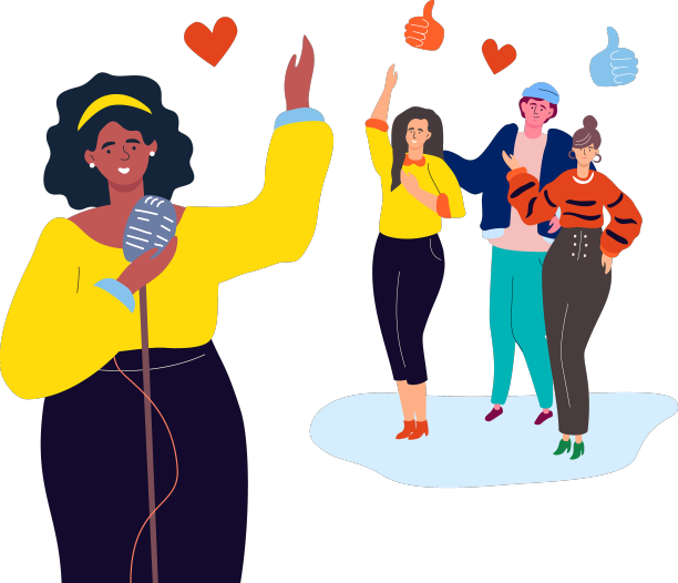 单身生活-现代多彩的平面设计风格图片下载