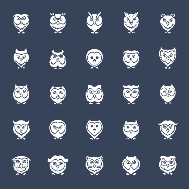 猫头鹰的图标图片下载