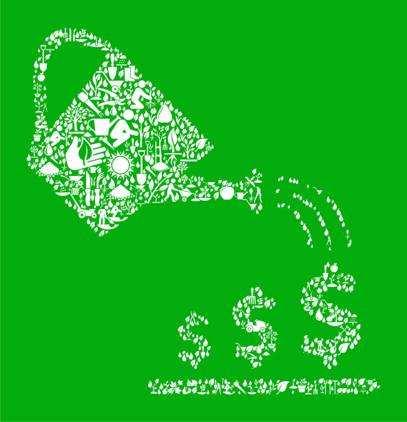 水钱绿园及园艺背景模式图片下载