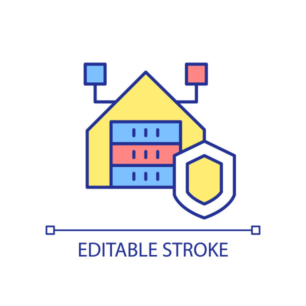 数据库安全RGB彩色图标图片下载